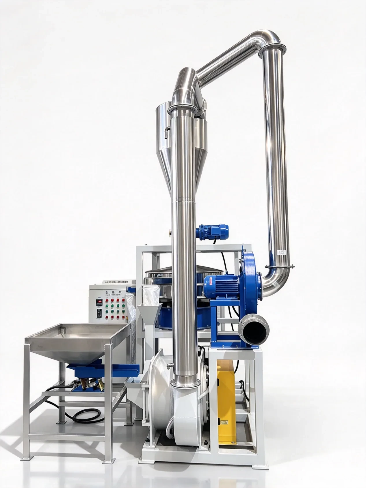 ATM500 GPPS pulverizer isolated machine view ATM500 GPPS pulverizer isolated machine view