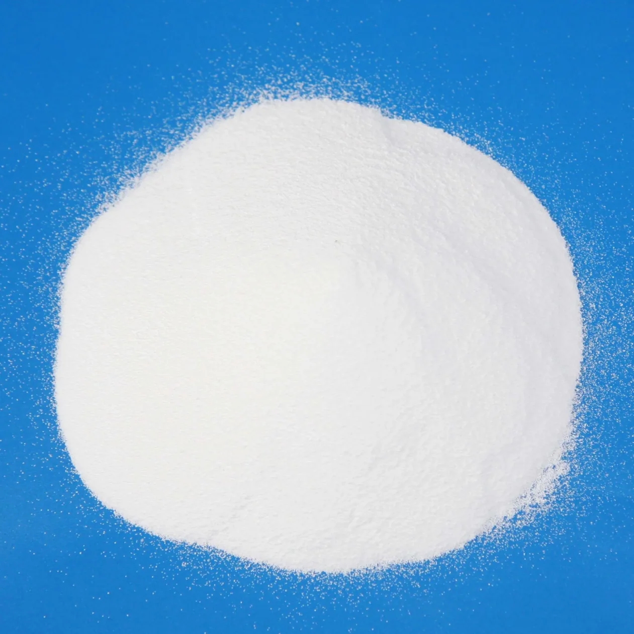Fine white GPPS powder after pulverizing Fine white GPPS powder after pulverizing