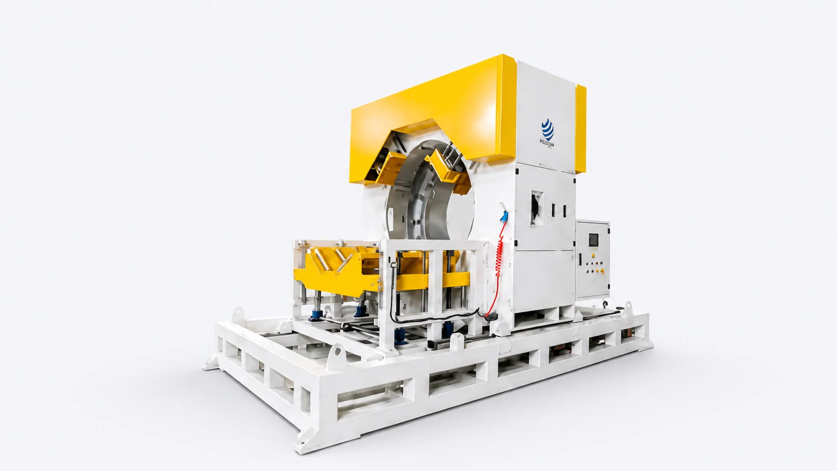 PE pipe chip-free cutting machine