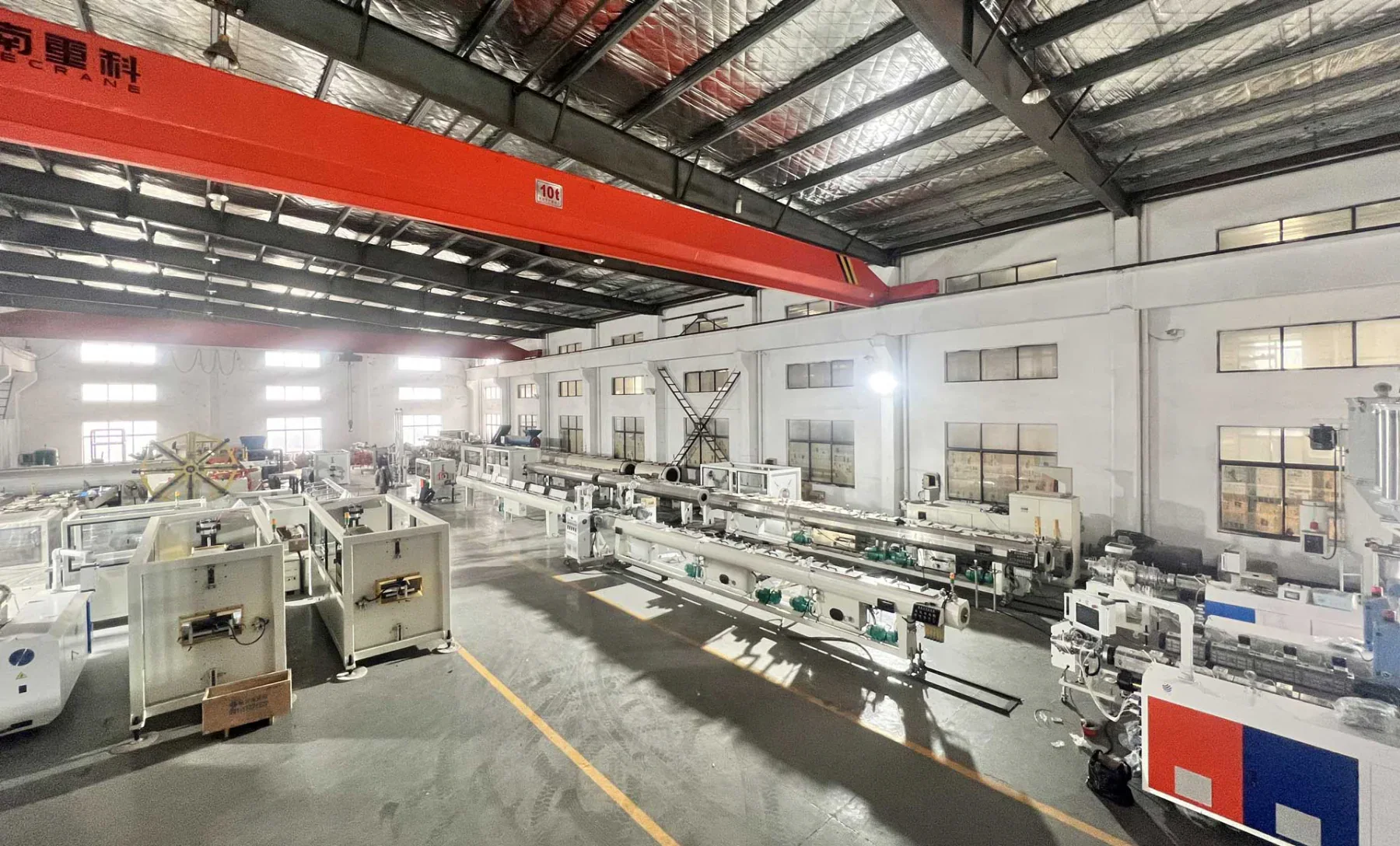 Polestar plastic pipe extrusion machinery production line