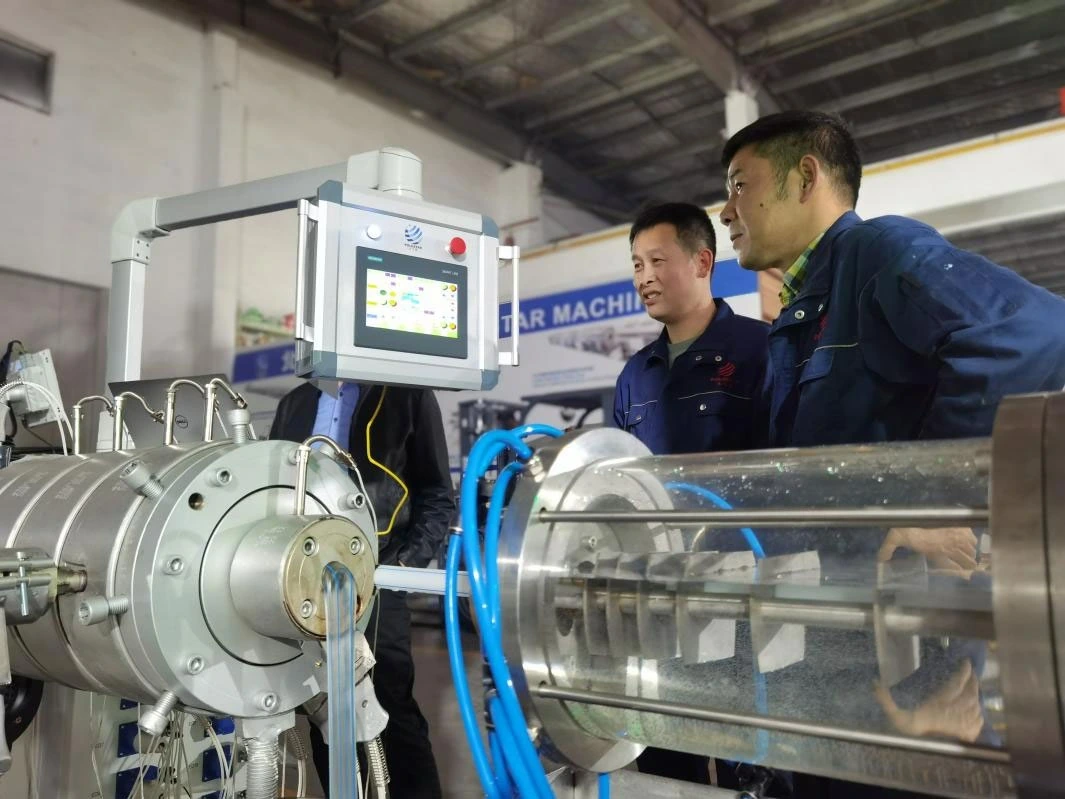 Polestar factory machining workshop for extrusion equipment parts