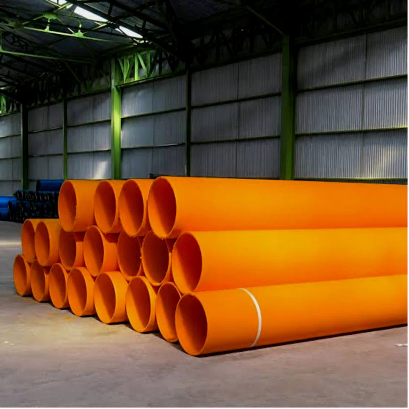 Large HDPE pipe section