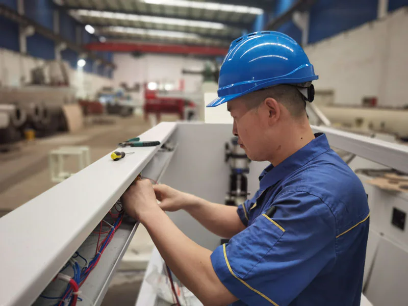 Línea completa de producción ensamblada en la fábrica Línea completa de producción ensamblada en la fábrica