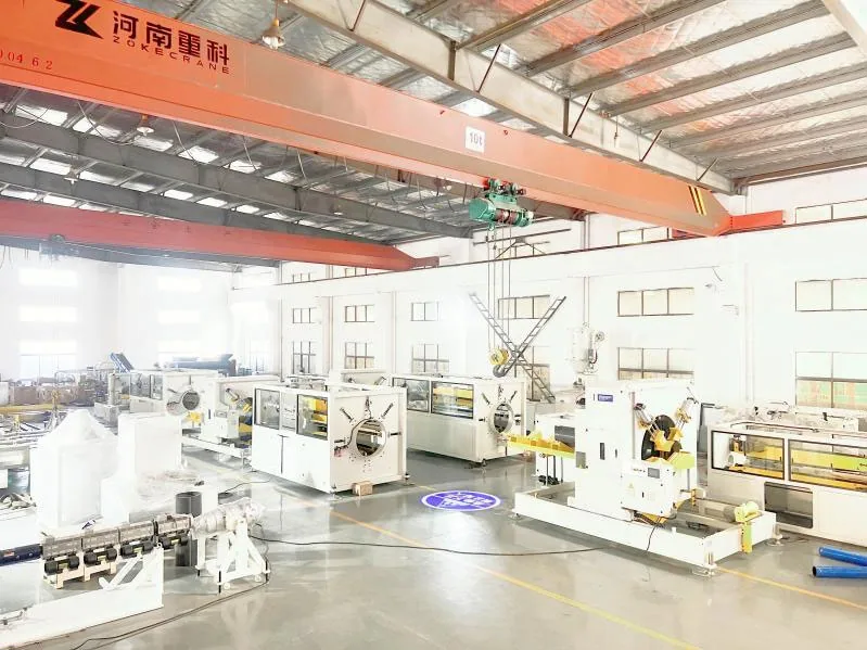 Plastic pipe extrusion line equipment Plastic pipe extrusion line equipment