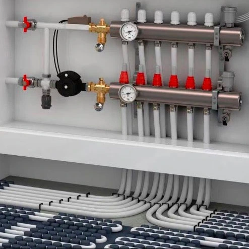 Underfloor heating application Underfloor heating application