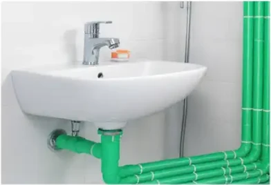 Bathroom Cold & Hot Water Piping Bathroom Cold & Hot Water Piping