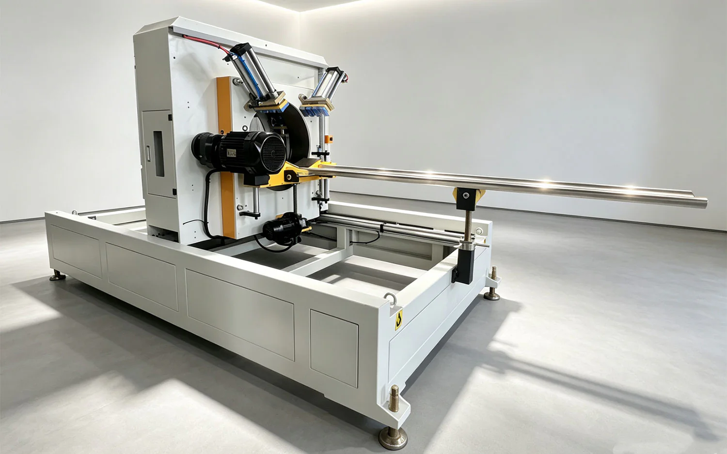 qg630 hdpe pipe chipless cutting machine