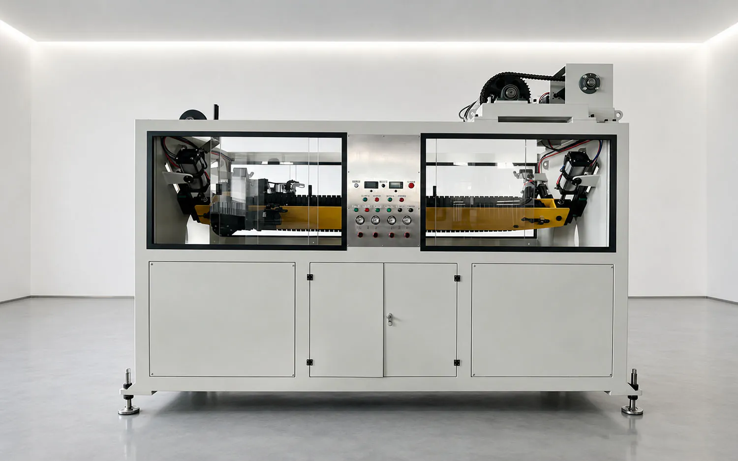 qy250 plastic pipe four-claw haul-off machine