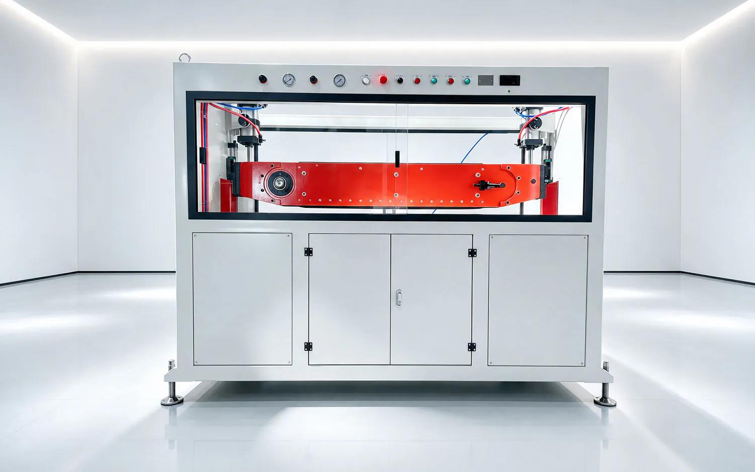QY63 plastic pipe two-claw haul-off machine