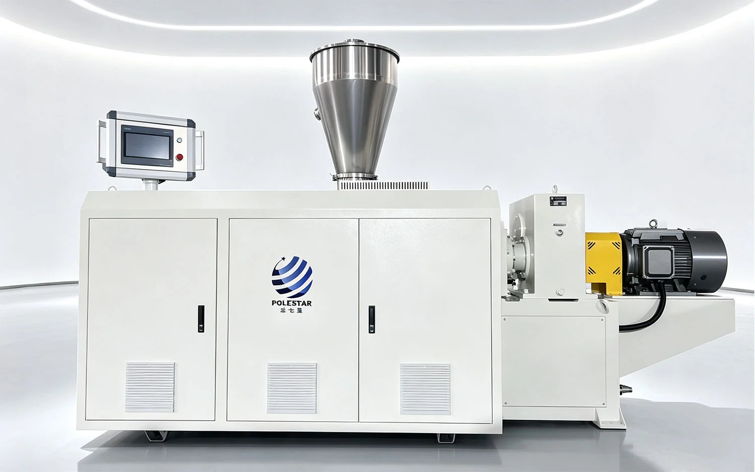 SJZ65/132 conical twin screw extruder cover image SJZ65/132 conical twin screw extruder cover image
