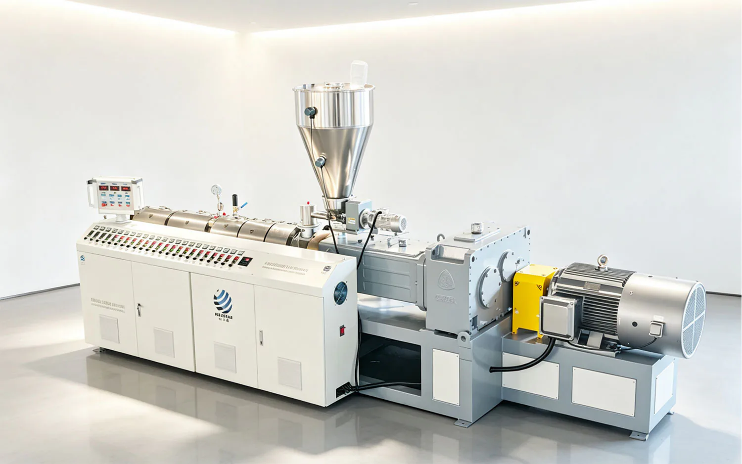 SJZ92/188 Conical Twin Screw Extruder SJZ92/188 conical twin screw extruder