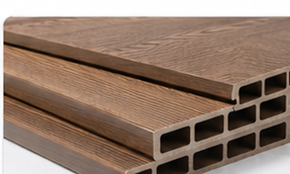 Wood plastic composite decking profiles Wood plastic composite decking profiles
