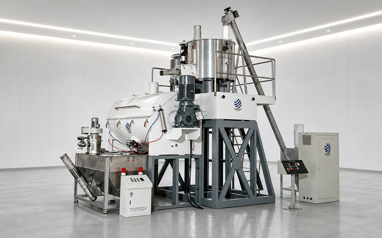SRL-W800/2000 horizontal hot and cold mixer