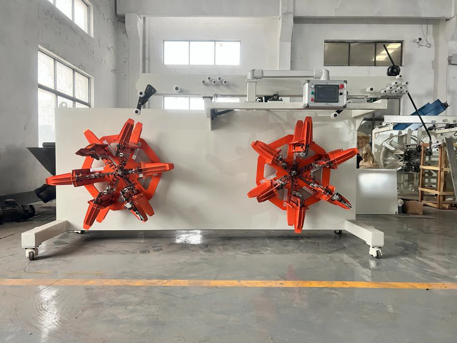 JQ16-32-2VS Double-Reel Coiling Machine 16 32 double station winding machine detail 1
