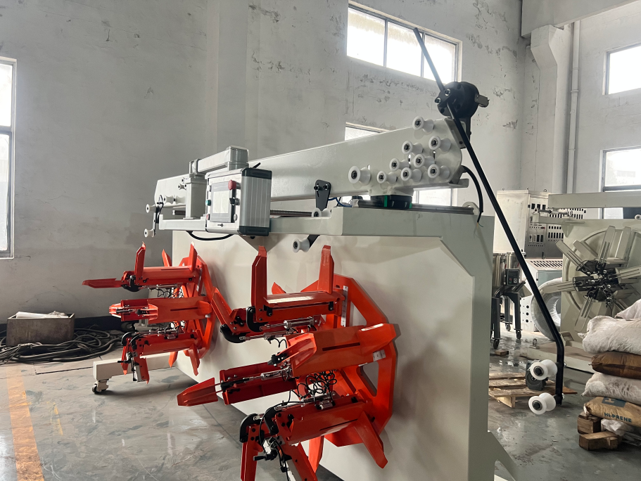 JQ16-32-2VS Double-Reel Coiling Machine 16 32 double station winding machine detail 2