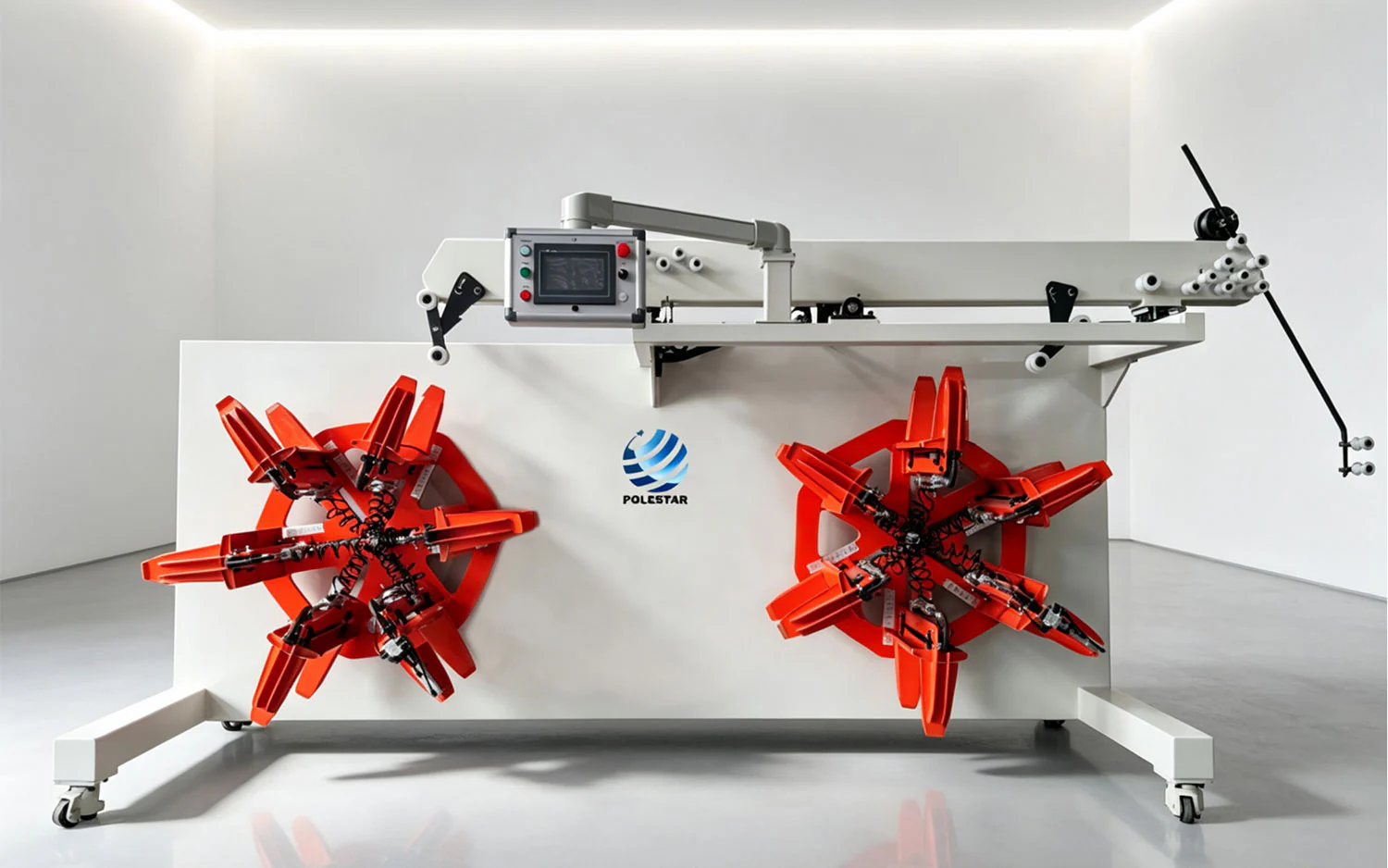JQ16-32-2VS double-reel coiling machine