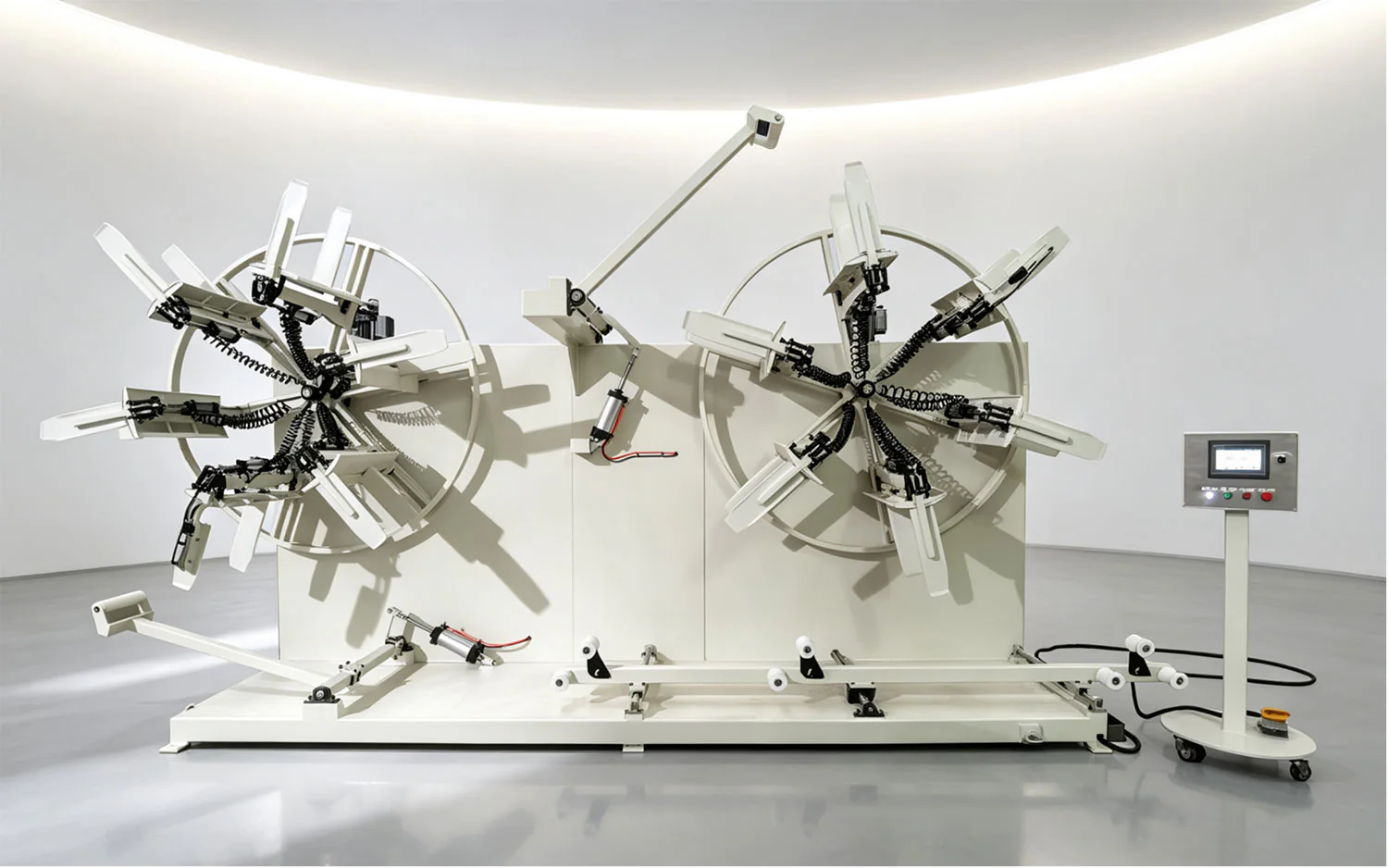 JQ40-63-2VS double-reel coiling machine