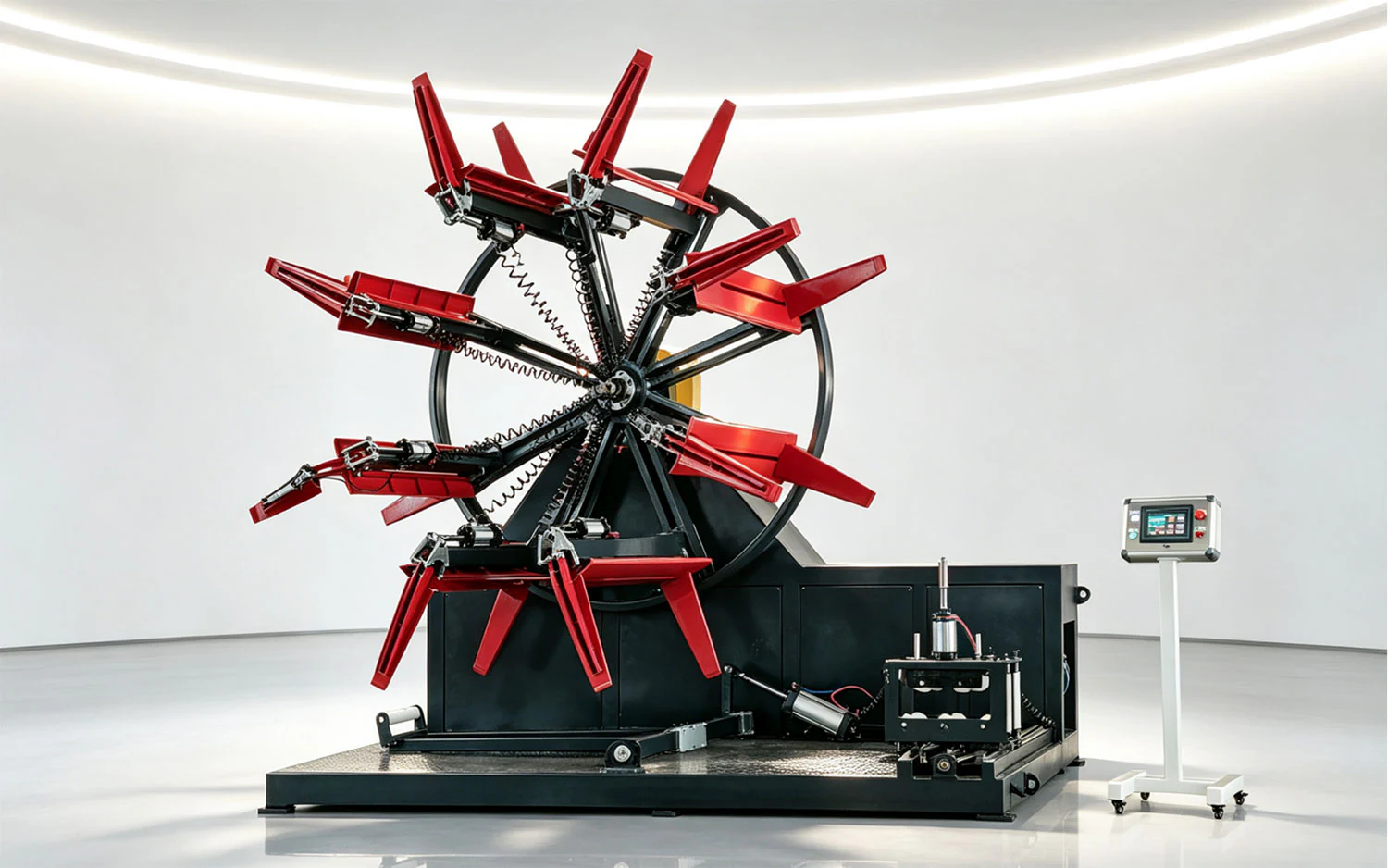 JQ50-125 manual inner diameter single-reel coiling machine