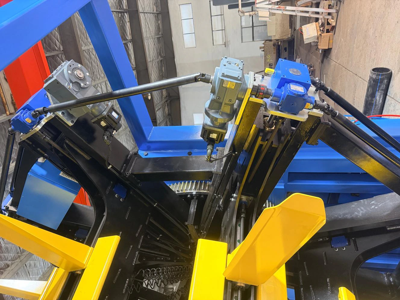 JQ90-250 Single-Reel PE Pipe Coiler 90 250 single station winding machine detail 1