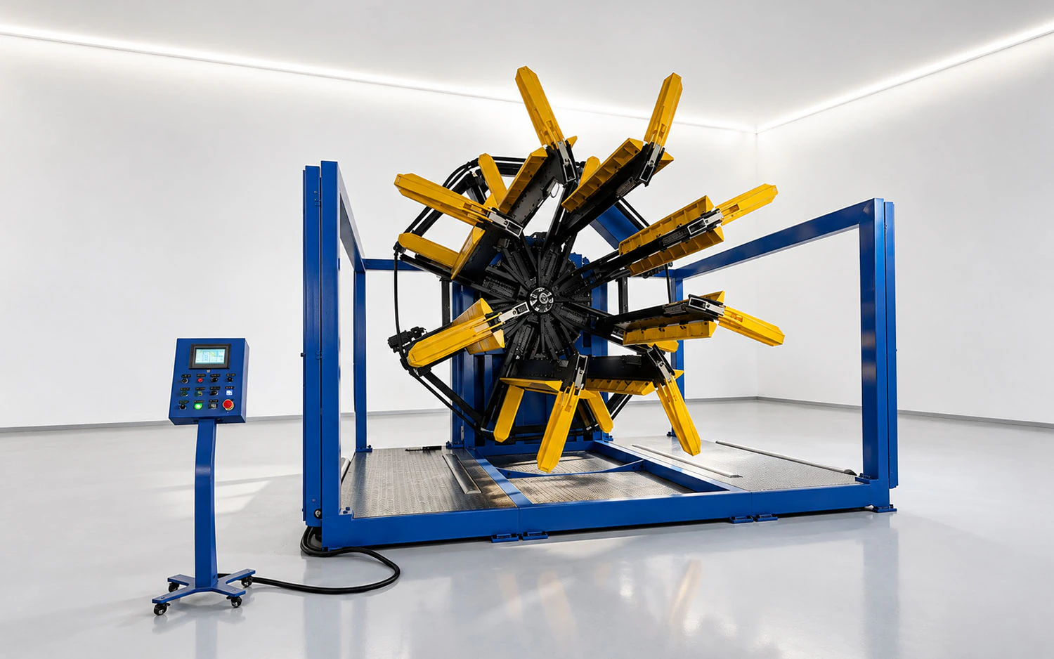 JQ90-250 single-reel PE pipe coiler